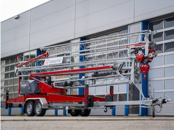 Self-erecting tower crane