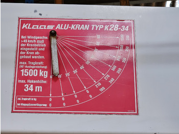 Crane truck MERCEDES-BENZ Klaas K28-34 Autokran: picture 2 Crane truck MERCEDES-BENZ Klaas K28-34 Autokran: picture 2