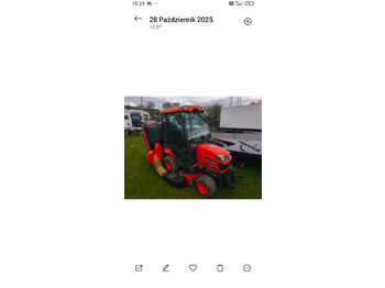 Municipal tractor Kubota BX350 4x4 Traktorek komunalny kosiarka pług piaskarka pełen osprzęt: picture 2