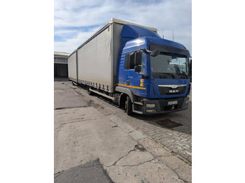 Curtain side truck MAN TGL