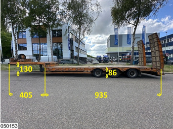 Low loader semi-trailer ASCA Lowbed 48.000 KG, Steelsuspension: picture 2