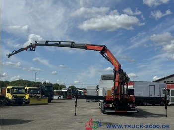 Dropside/ Flatbed truck, Crane truck MAN TGS 26.400 PK 23002 mit Jib 23m Hakenhöhe 237TKM: picture 4