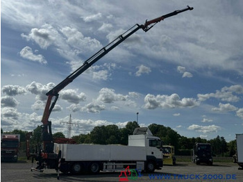 Dropside/ Flatbed truck, Crane truck MAN TGS 26.400 PK 23002 mit Jib 23m Hakenhöhe 237TKM: picture 3