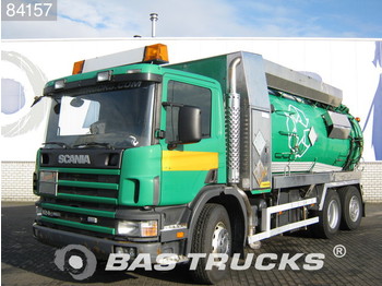 Vacuum truck Scania P124G 400 ADR VacuumPumpe Eur-Mark-Aufbau: picture 1