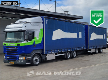 Curtain side truck SCANIA R 410