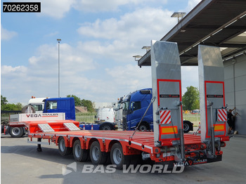 New Low loader semi-trailer Vega STANDARD LOWBED 2 axles Lift + 2xLenkachse Hydraulic Ramps: picture 2