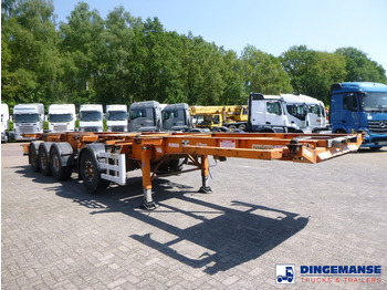 Container transporter/ Swap body semi-trailer Dennison 4-axle container combi trailer (3 + 1 axles) 20-30-40-45 ft: picture 2