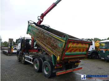 Crane truck MAN TGS 35.400 8X4 RHD tipper + Palfinger Epsilon M125L: picture 3