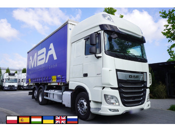 Curtain side truck DAF XF 480
