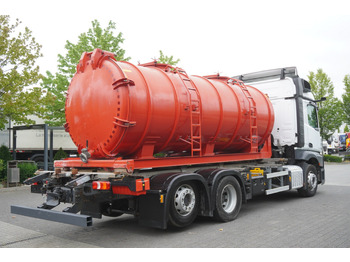 Tanker truck MERCEDES-BENZ Actros 2545 6 × 2 MP5 / NEW septic barrel 13000 L: picture 4