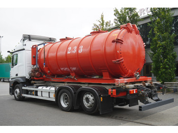 Tanker truck MERCEDES-BENZ Actros 2545 6 × 2 MP5 / NEW septic barrel 13000 L: picture 3