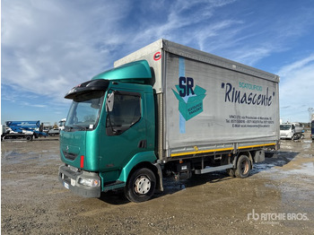 Curtain side truck RENAULT Midlum