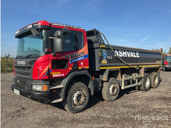 Tipper 2018 Scania P410 8x4 Twin-Steer Tri/A Dump Truck: picture 2