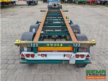 Container transporter/ Swap body semi-trailer Flandria OP CC 2A 2-Assen ROR DrumBrakes - Steel Suspension - 3110KG - 20FT (O1915): picture 5
