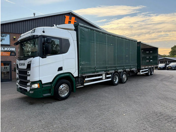 Curtain side truck SCANIA R 500