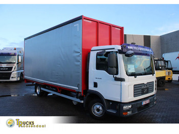 Curtain side truck MAN TGL 12.210