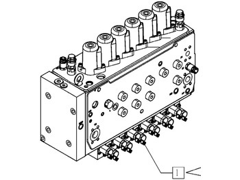 Hydraulic valve CASE