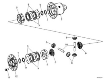 Differential gear CASE
