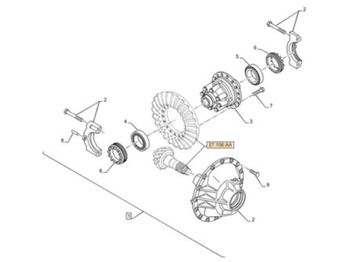 Differential gear CASE