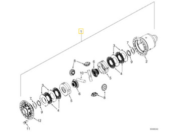Differential gear CASE