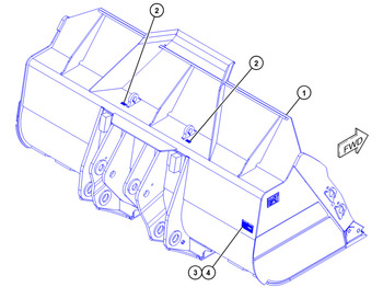Loader bucket CATERPILLAR