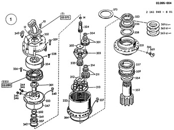Axle and parts NEW HOLLAND