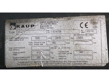 Forks for Material handling equipment KAUP 2T411: picture 4
