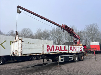 Dropside/ Flatbed semi-trailer ATM 2 AS + HIAB 300-4 + WINCH: picture 3