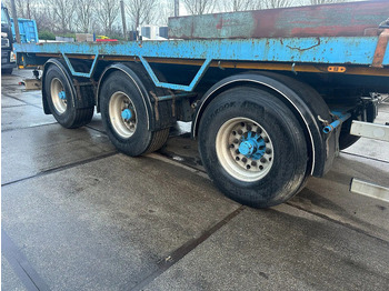 Dropside/ Flatbed semi-trailer EKW 3 AXLE STEERING, DUBBLE EXTENDABLE TILL 30 METER: picture 3