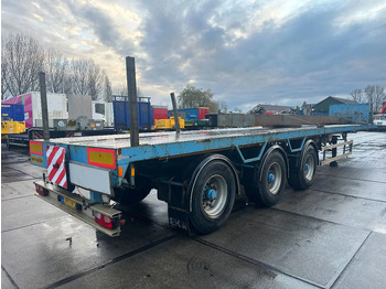 Dropside/ Flatbed semi-trailer EKW 3 AXLE STEERING, DUBBLE EXTENDABLE TILL 30 METER: picture 4