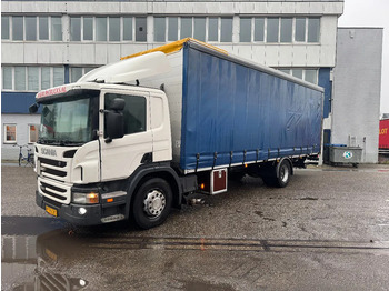 Curtain side truck SCANIA P 230