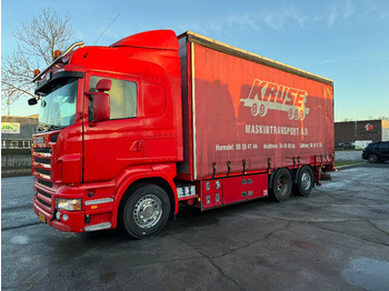 Curtain side truck SCANIA R 480