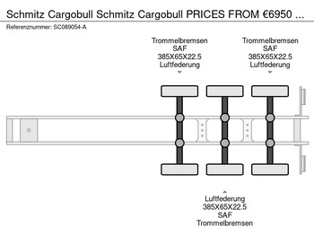 Refrigerated semi-trailer Schmitz Cargobull Schmitz Cargobull PRICES FROM €6950 TO €8950,- 40 X CARRIER 1850 MT D/E SAF AXELS: picture 4