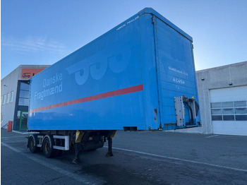 Closed box semi-trailer