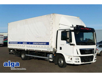 Curtain side truck MAN TGL 12.220