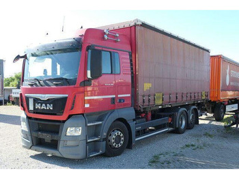 Cab chassis truck MAN 26.400 TGX LL 6x2, BDF, Liege, AHK, Klima, LBW: picture 2