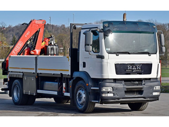Crane truck MAN TGM 18.340* PRITSCHE 5,50m* KRAN /FUNK: picture 3
