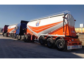 New Tanker semi-trailer for transportation of cement LIDER 2025  MODEL NEW CEMENT TANKER: picture 3