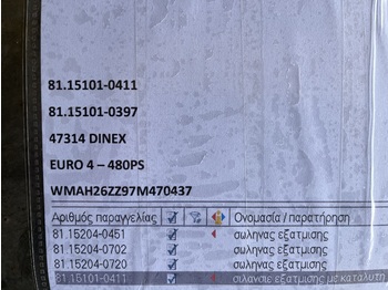 Muffler/ Exhaust system for Truck EXHAUST SILENCER WITH CATALYTIC CONVERTER MAN TGA: picture 5