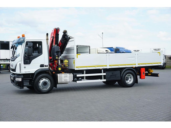 Dropside/ Flatbed truck, Crane truck Iveco EUROCARGO / 160-21 / SKRZYNIOWY + HDS / FASSI F110 / ROTATOR / P: picture 5