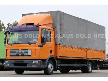 Curtain side truck MAN TGL 12.210