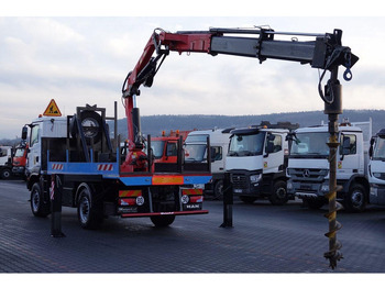 Drilling rig MAN TGM 13.290 / 4x4 / HDS HC 190 + WIERTŁO 2 mb / WIERTNICA / EURO: picture 2