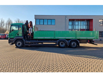 Dropside/ Flatbed truck, Crane truck MAN TGS 26.460 6X2 Flatbed + Crane Atlas 172.3E-A4 + RC: picture 5