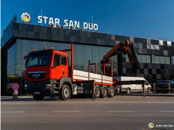 Dropside/ Flatbed truck, Crane truck MAN TGS 35.400 PALFINGER PK 44002 WINCH TRIDEM KRAN: picture 5 Dropside/ Flatbed truck, Crane truck MAN TGS 35.400 PALFINGER PK 44002 WINCH TRIDEM KRAN: picture 5