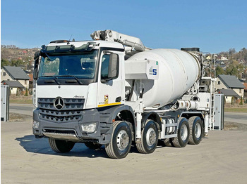 Concrete mixer truck Mercedes-Benz AROCS 3743 * Betonpumpe + FUNK * 8x4 * TOP: picture 2