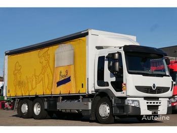 Curtain side truck RENAULT Premium 430
