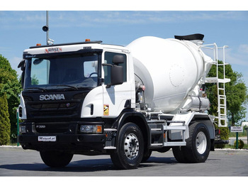 Concrete mixer truck SCANIA P