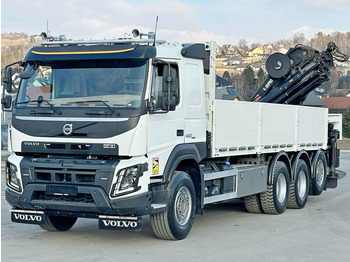 Dropside/ Flatbed truck, Crane truck Volvo FMX 460 HIAB X - HIPRO 302 EP - 5 + FUNK/ 8x4: picture 4