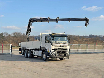Dropside/ Flatbed truck, Crane truck Volvo FMX 460 HIAB X - HIPRO 302 EP - 5 + FUNK/ 8x4: picture 2