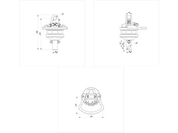 New Hydraulics for Truck mounted crane Hydraulic rotator RE-R15: picture 2 New Hydraulics for Truck mounted crane Hydraulic rotator RE-R15: picture 2